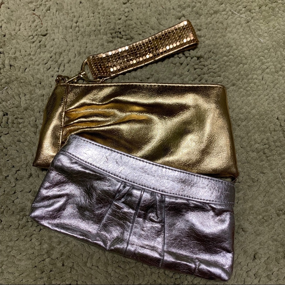 2-PACK! 1 gold, 1 silver clutch